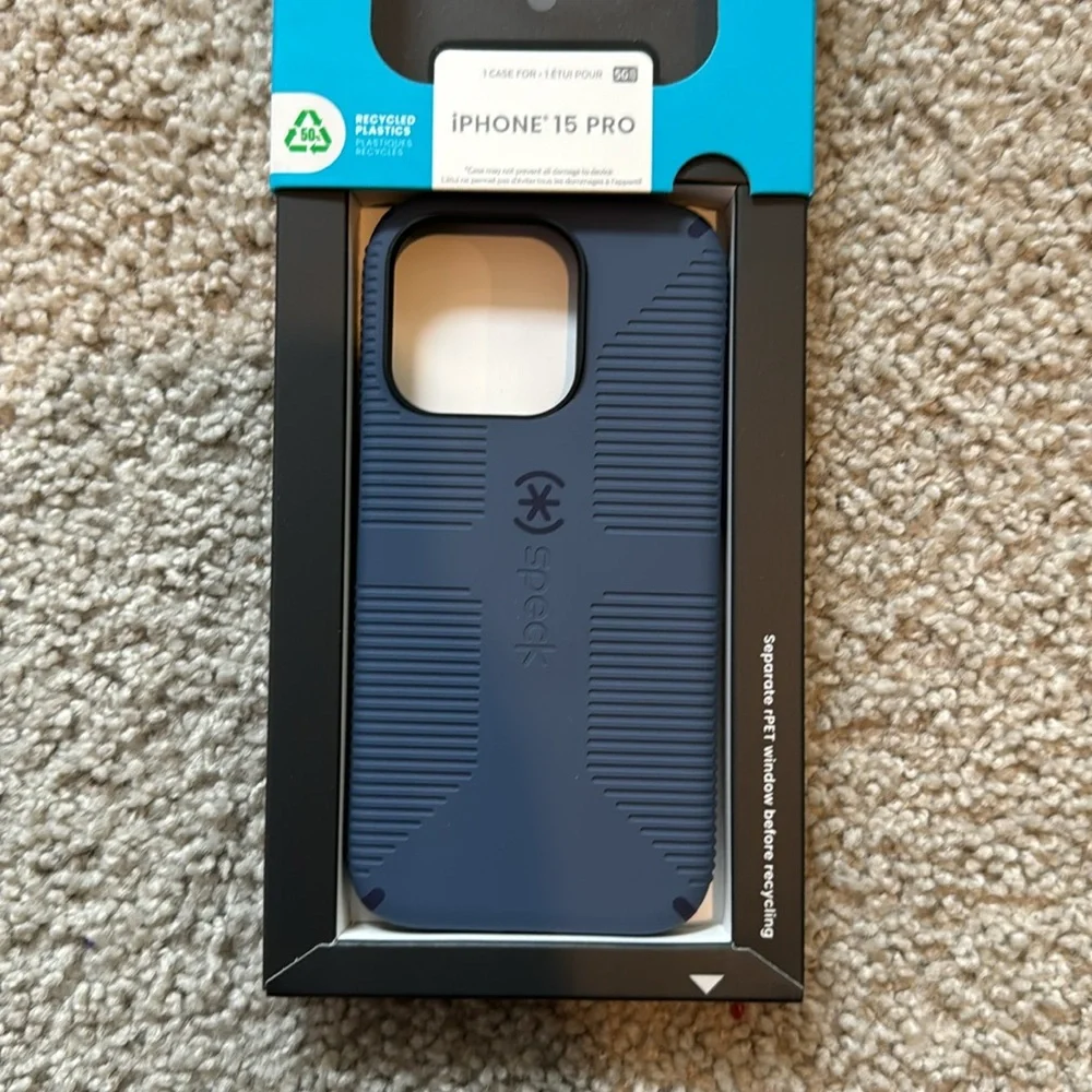 Brand New Speck IPhone 15 Pro Case in Midnight Blue
